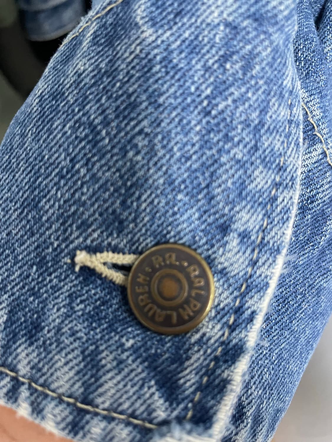 90s RRL 쓰리스타 데님 덩가리 자켓 상품이미지6