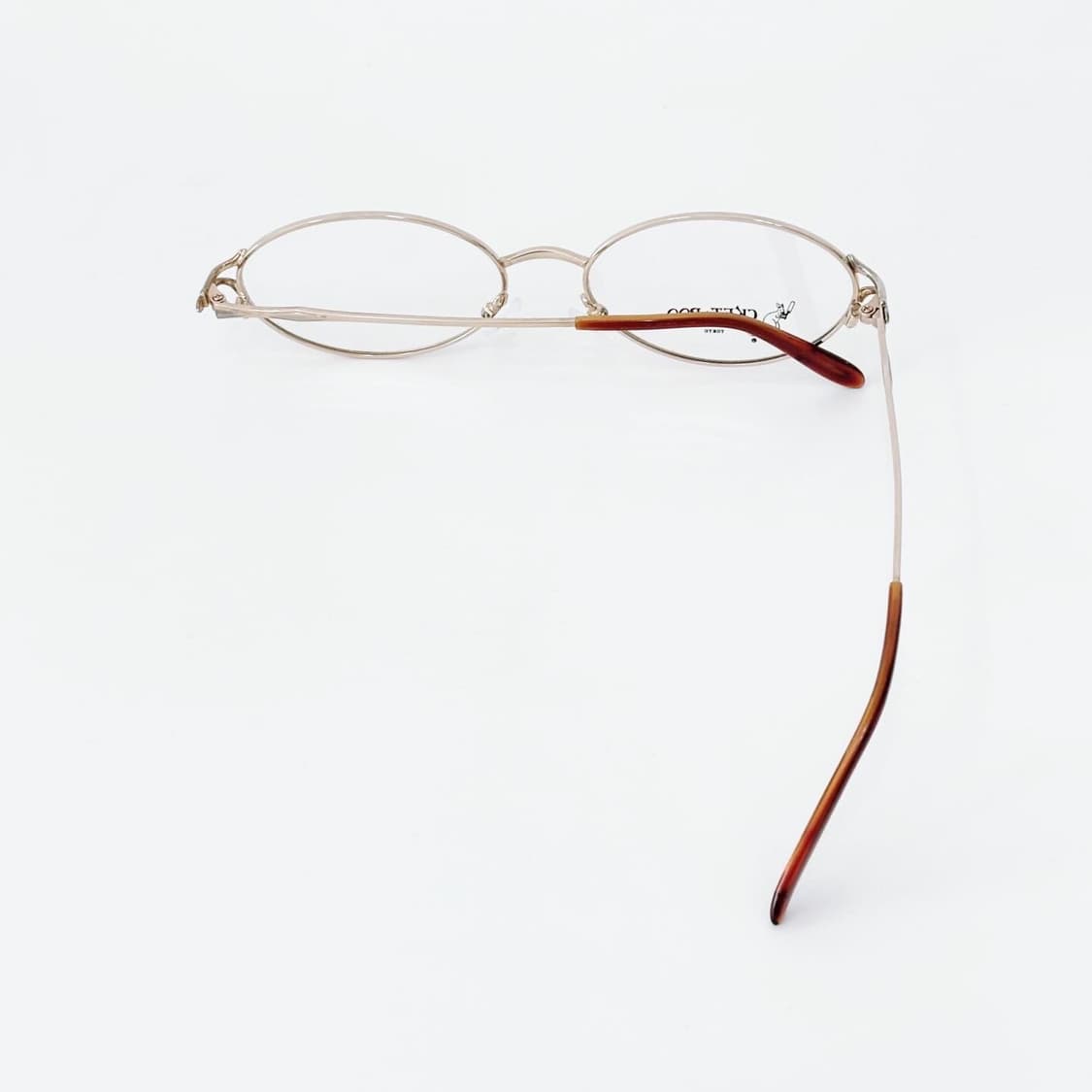 CKETROO 골드 오벌 메탈 데드스탁 빈티지안경 상품이미지3