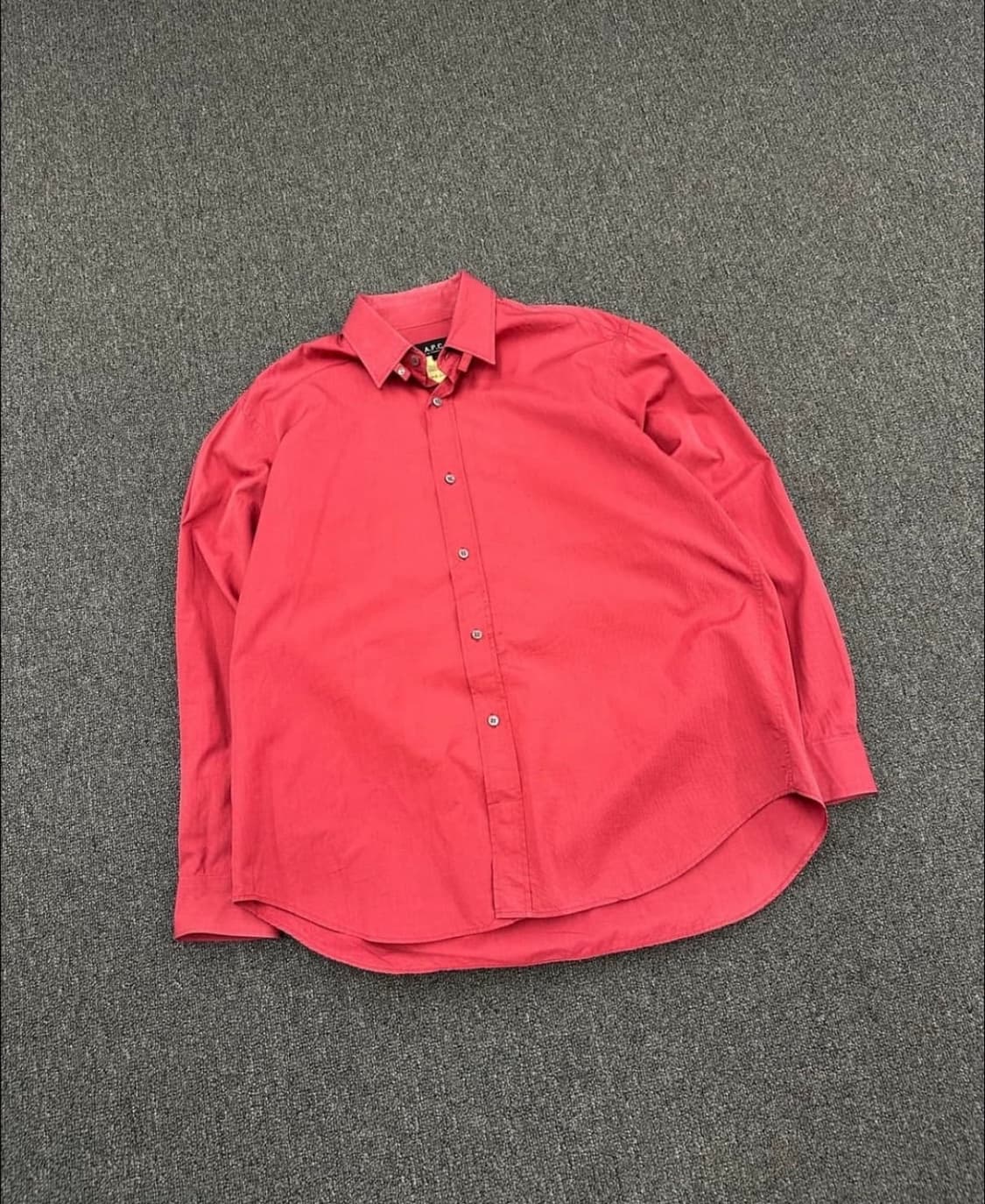 [1] A.P.C. 레드 실크셔츠 상품이미지2