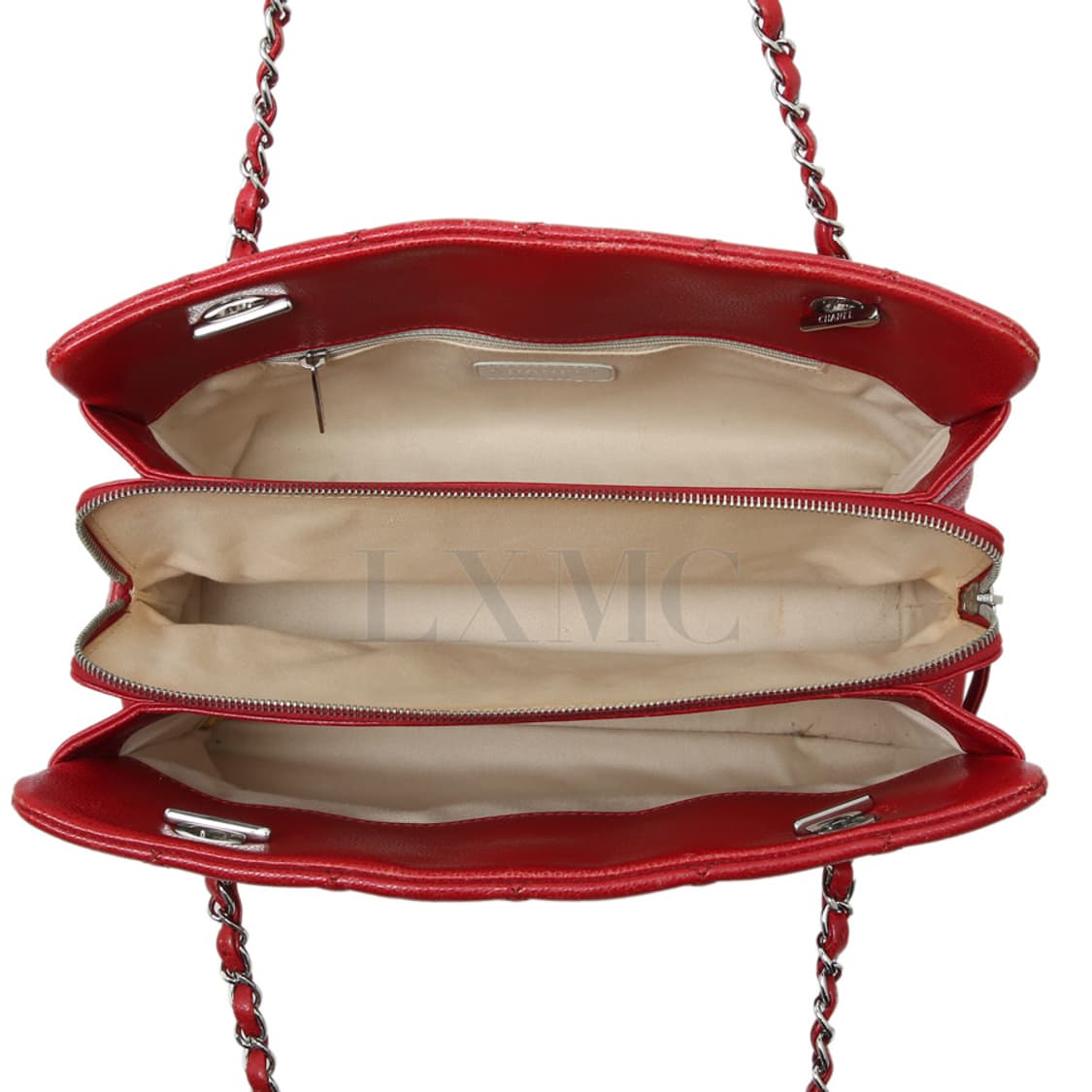 샤넬 캐비어 체인 숄더 레드 샤핑백 레드 A67294 상품이미지10