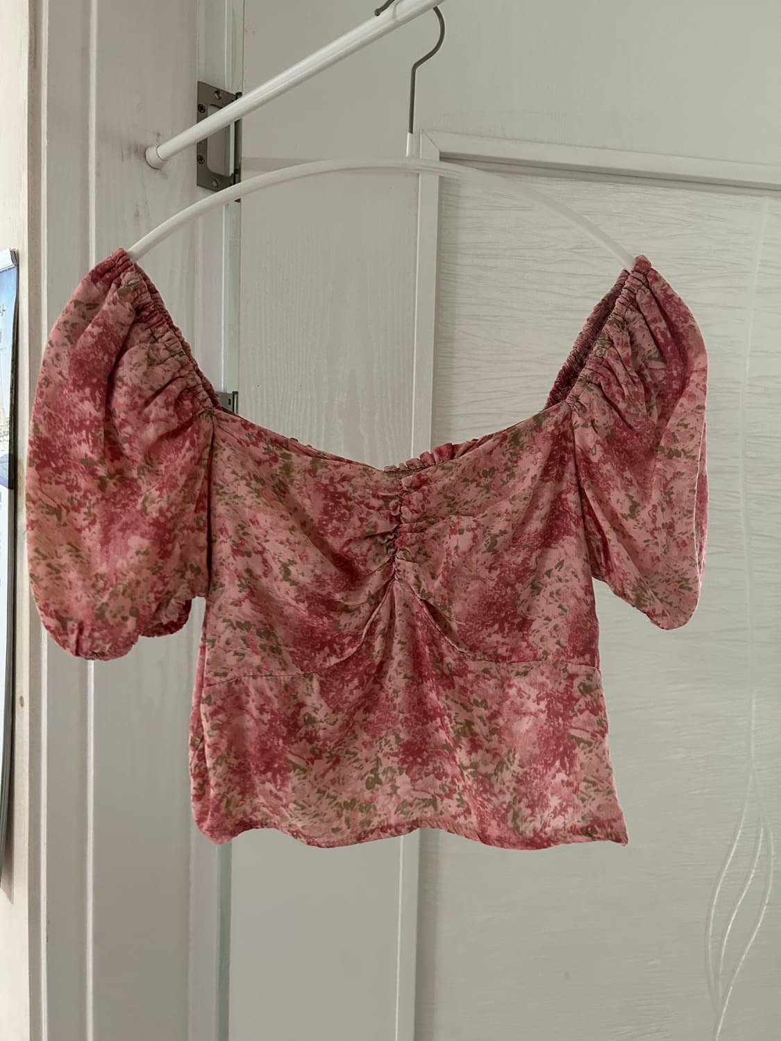 루루서울 블라우스 레드 M 상품이미지1