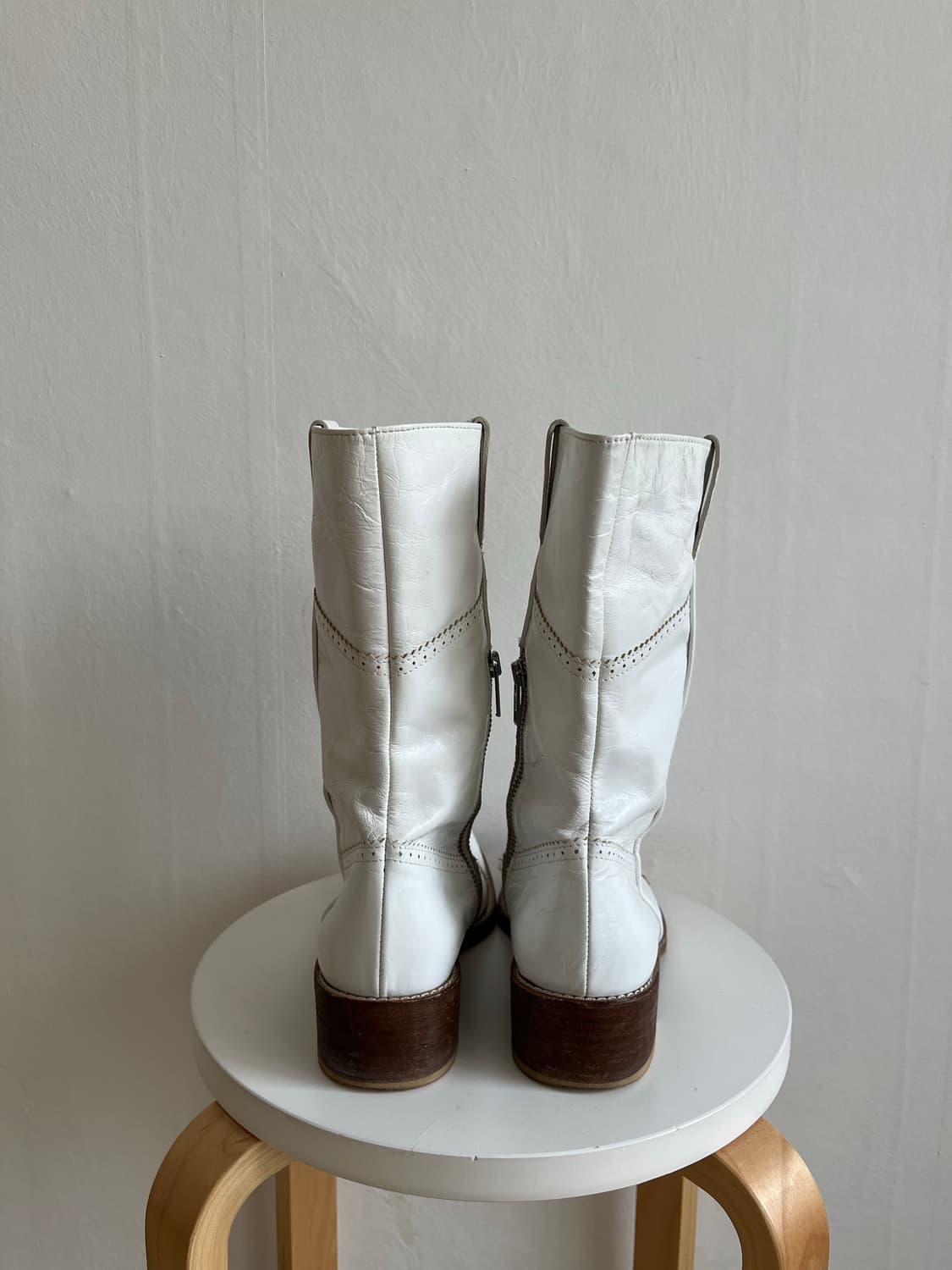 Comme des garcons tricot 화이트 부츠 상품이미지4