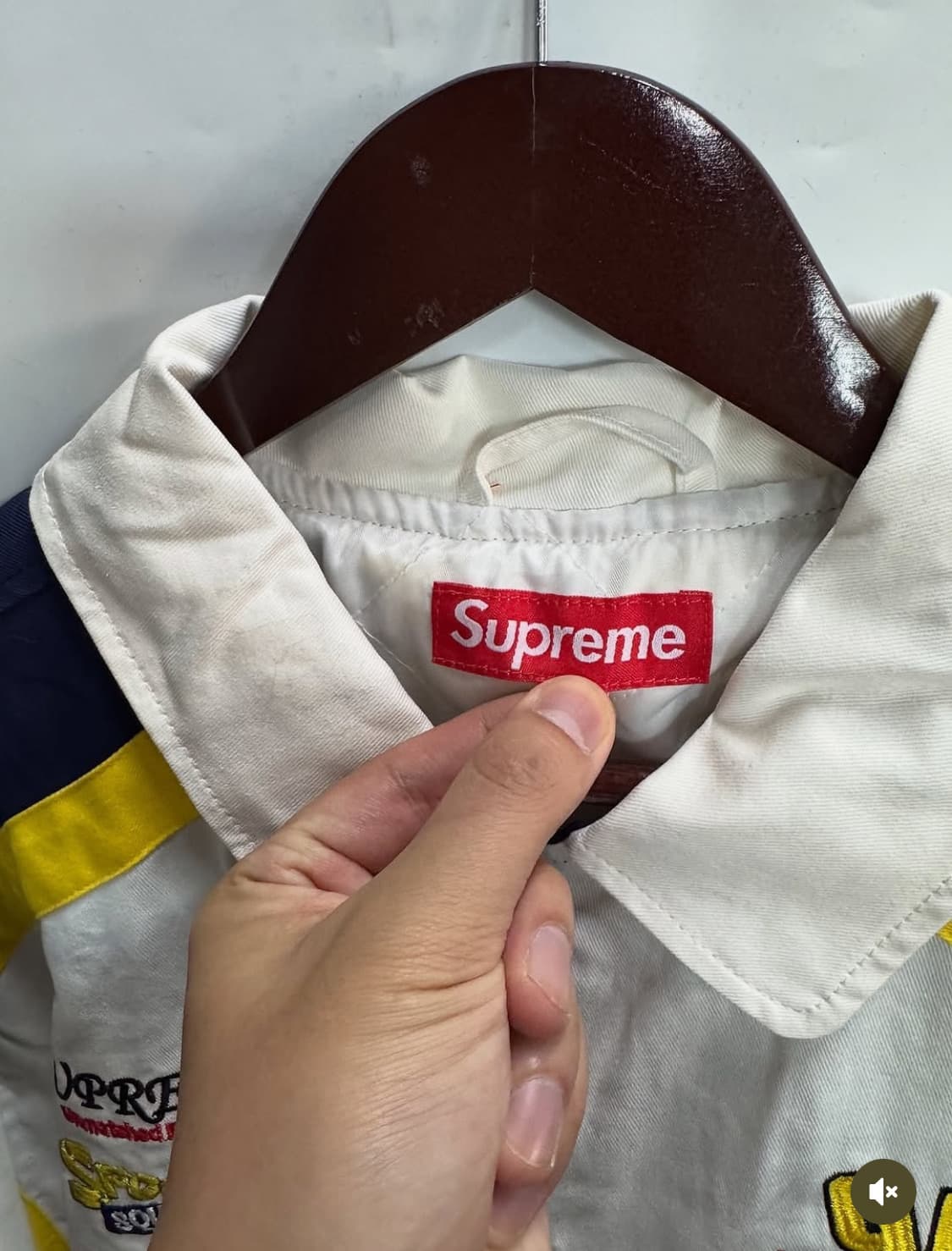 슈프림x스펀지밥 콜라보 레이싱자켓 상품이미지6