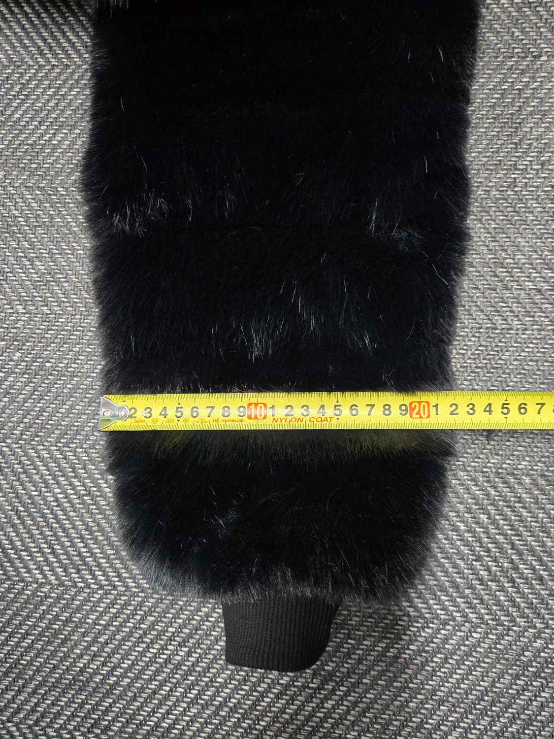 바이씨니 by ssiny 블랙 크롭 퍼 자켓 상품이미지8