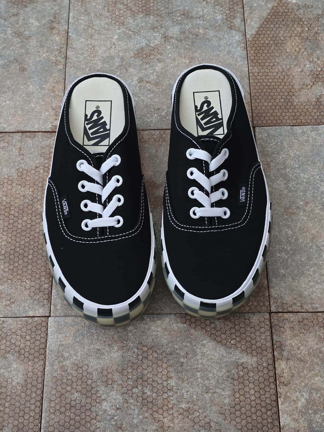 (230)반스 어센틱 스택드 뮬 체커  상품이미지2