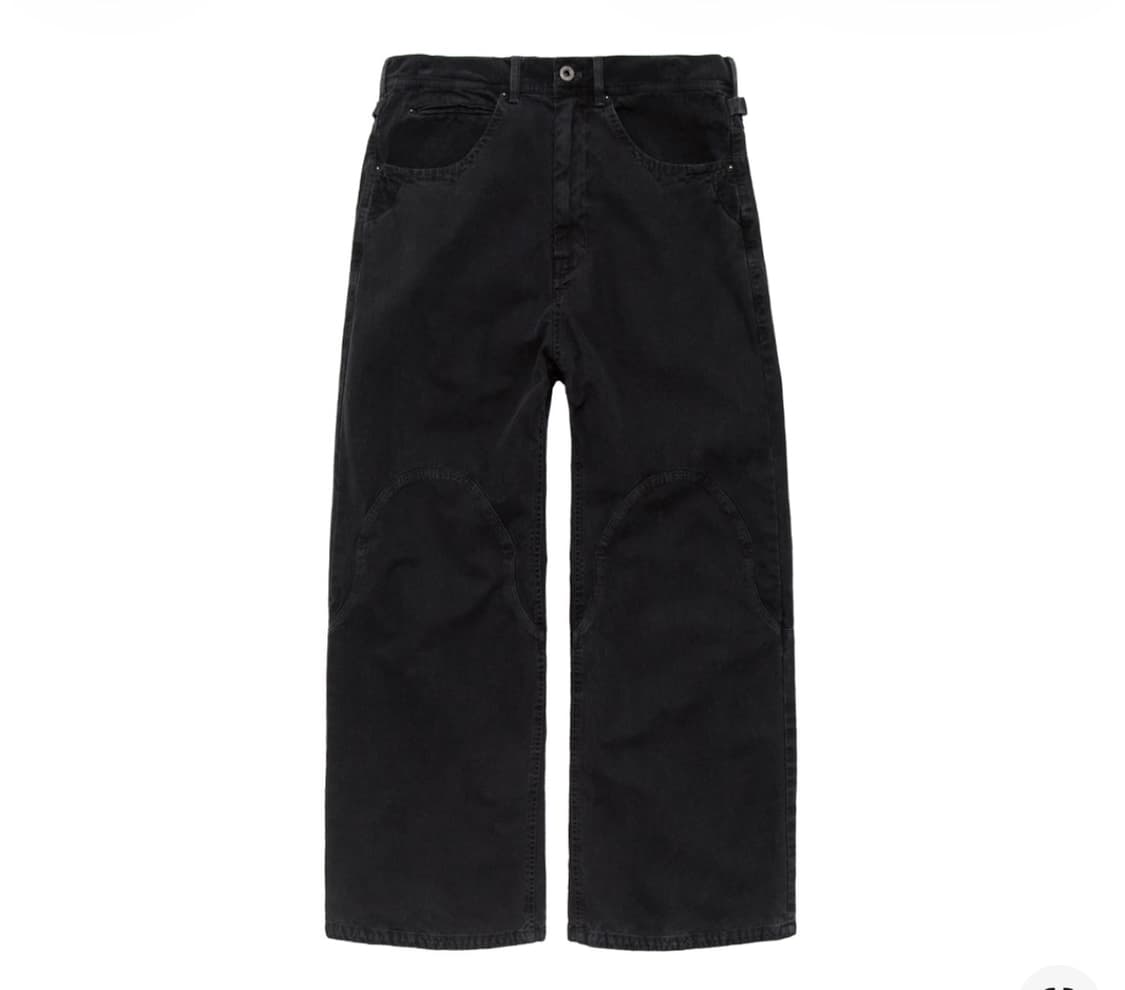 3) 폴리테루 플레임 팬츠 블랙 상품이미지1