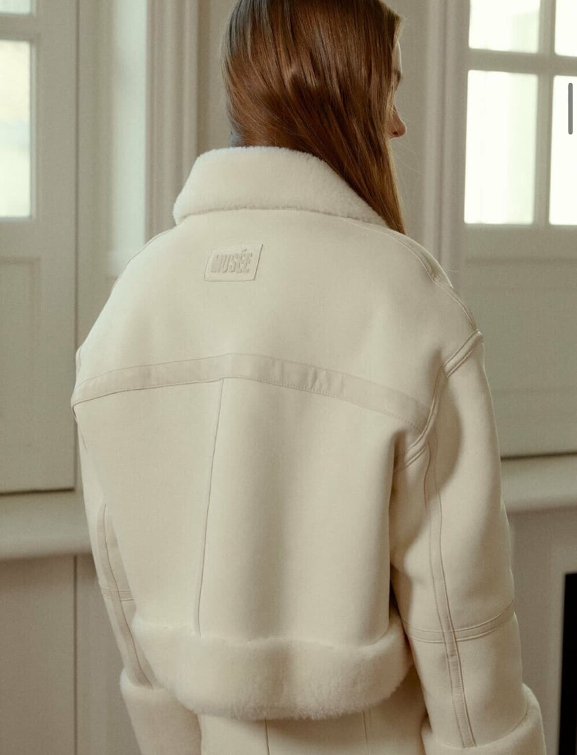 뮤제 숏 무스탕 상품이미지2