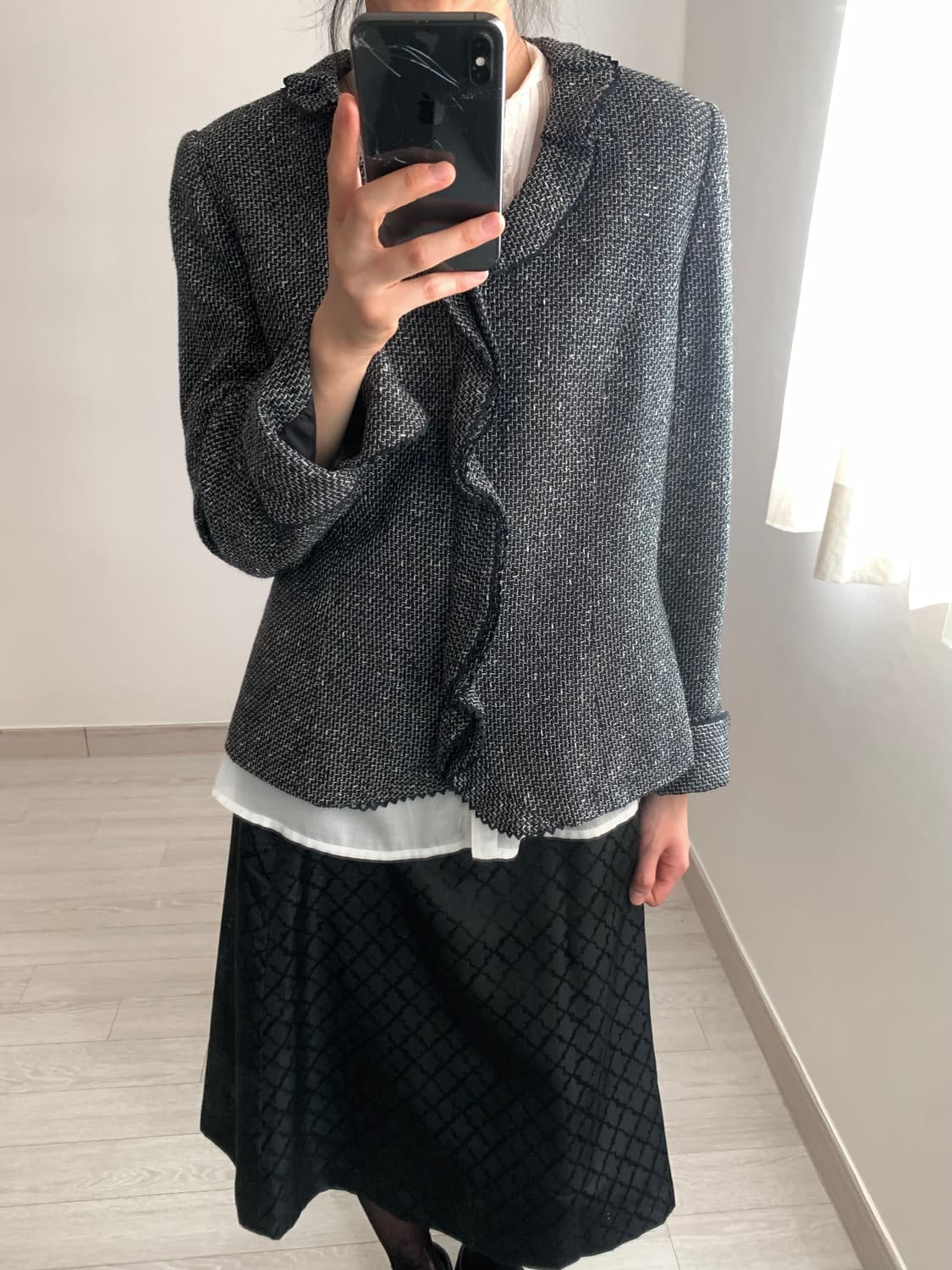 ruffle tweed jacket 상품이미지9