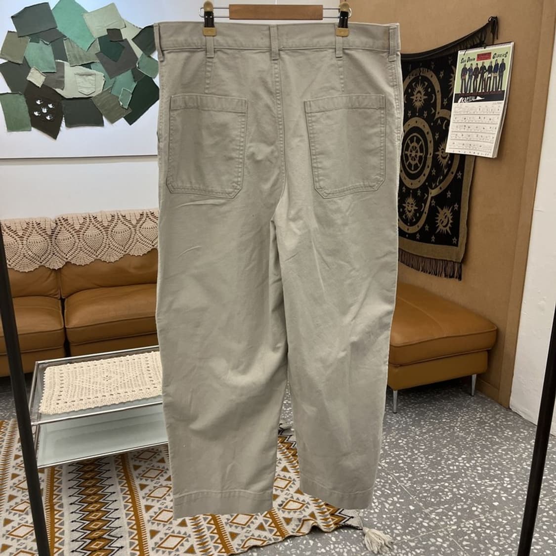 유니클로 U 빈티지 캐주얼 베이커 코튼팬츠 88 C11046 상품이미지4