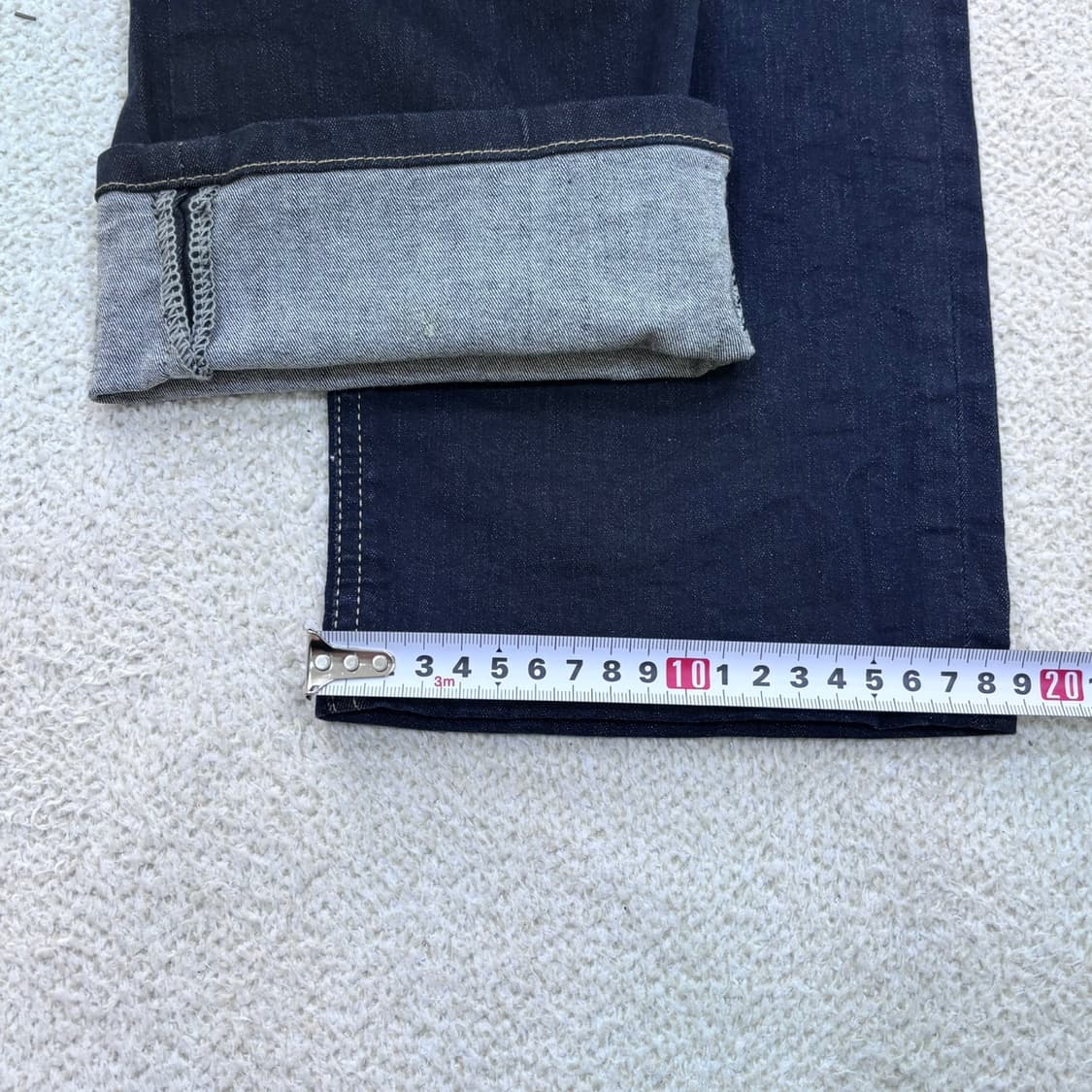 L ORR 진청 스트레이트 데님 팬츠 0424E 상품이미지8