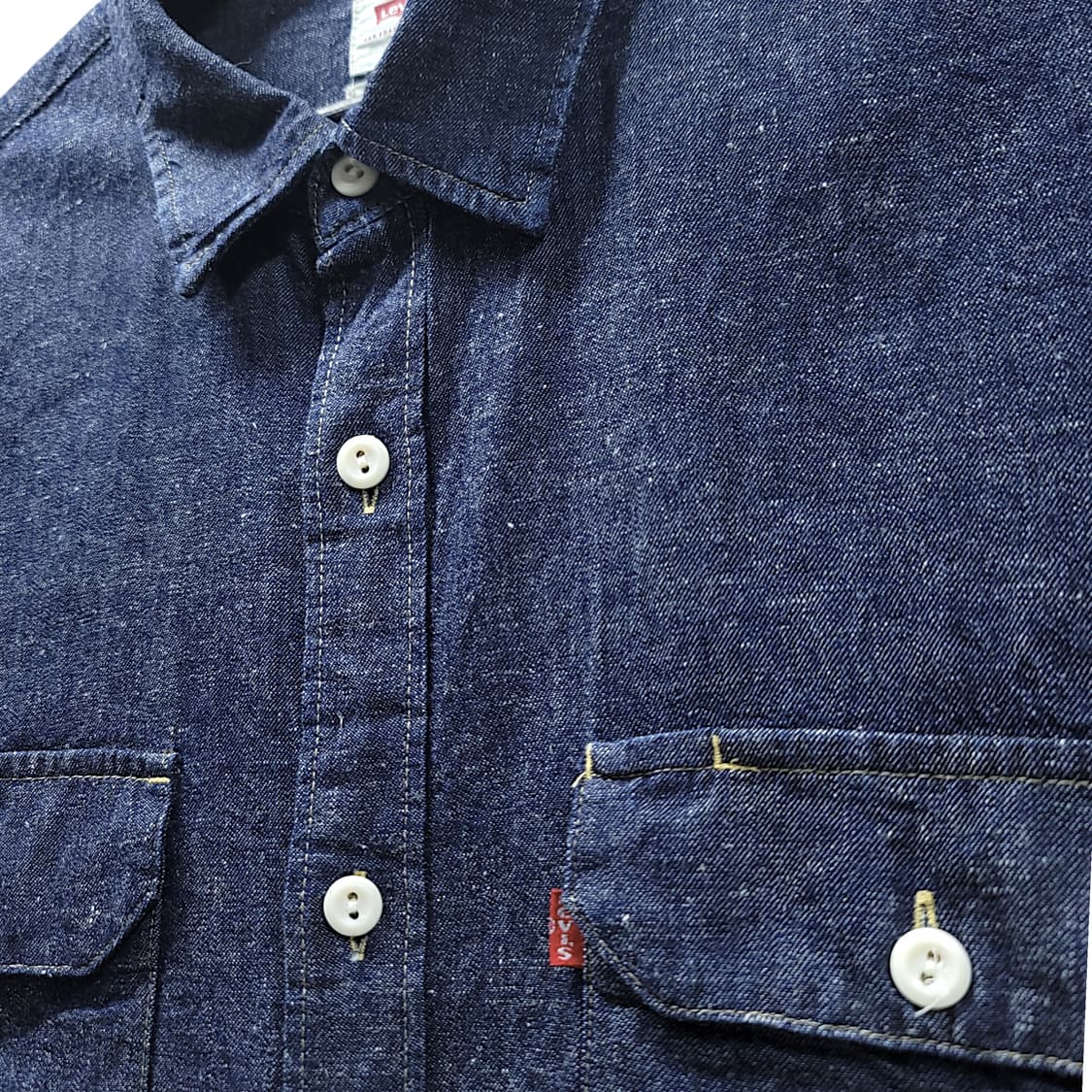[L] 리바이스 진청 잭슨 워커 릴렉스 오버 데님 긴팔셔츠 상품이미지4