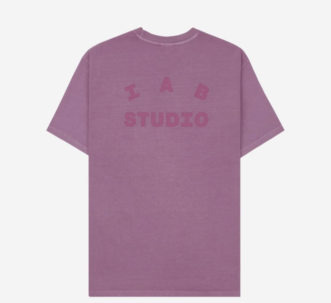 IAB studio 아이앱 스튜디오 피그먼트 티셔츠 마젠타 상품이미지1