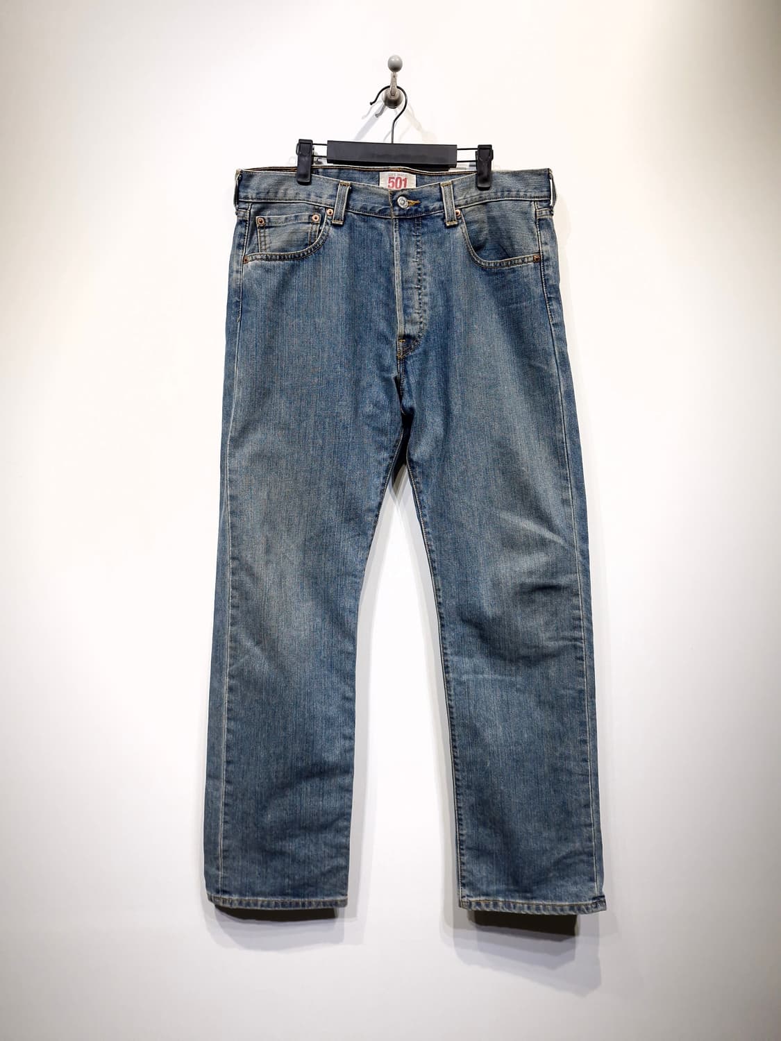 LEVI'S 리바이스 501 00's 버튼플라이 워싱 데님팬츠 상품이미지1