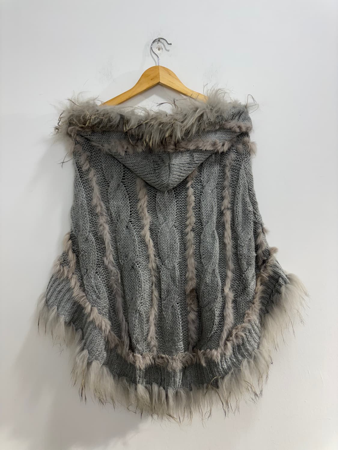 그레이 퍼 케이프 망토 상품이미지7