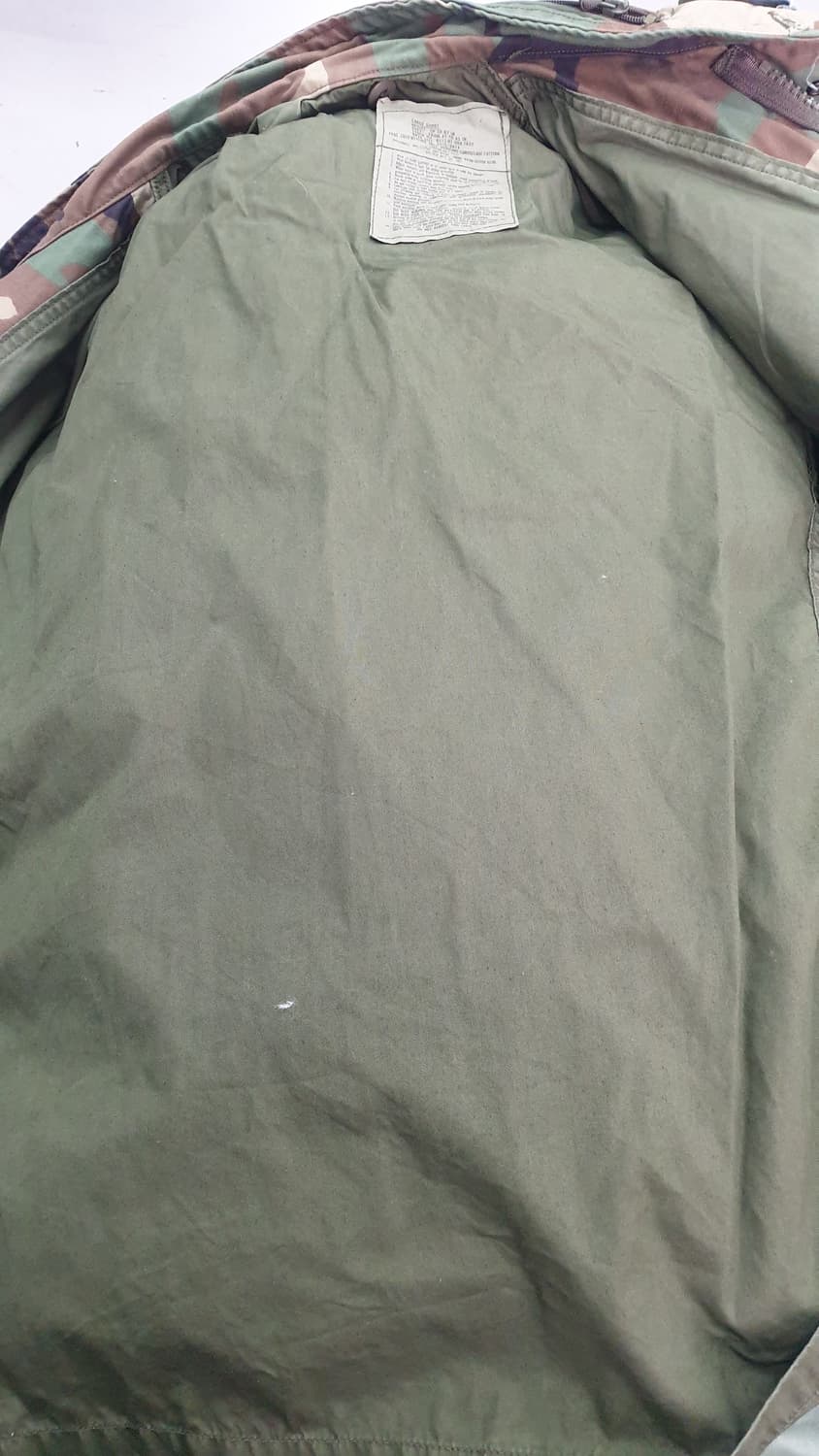 미군 M-65 우드랜드 필드자켓 라지 쇼트 상품이미지7