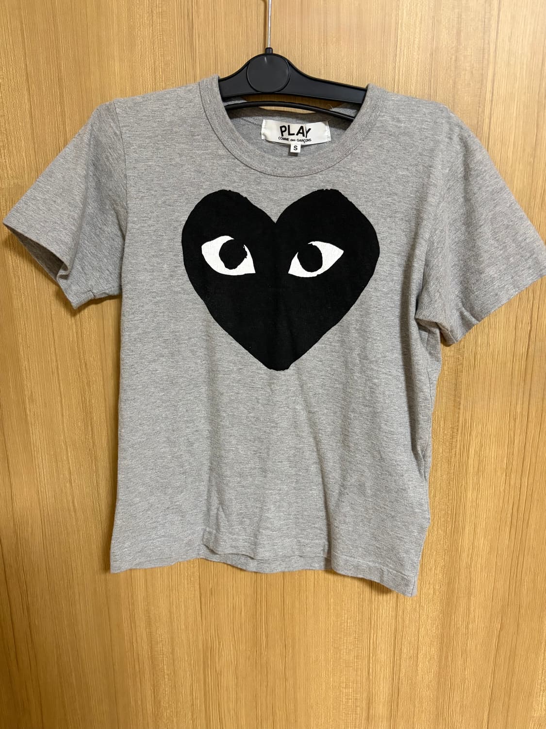 Black Heart Printed Heart T-Shirt 상품이미지1