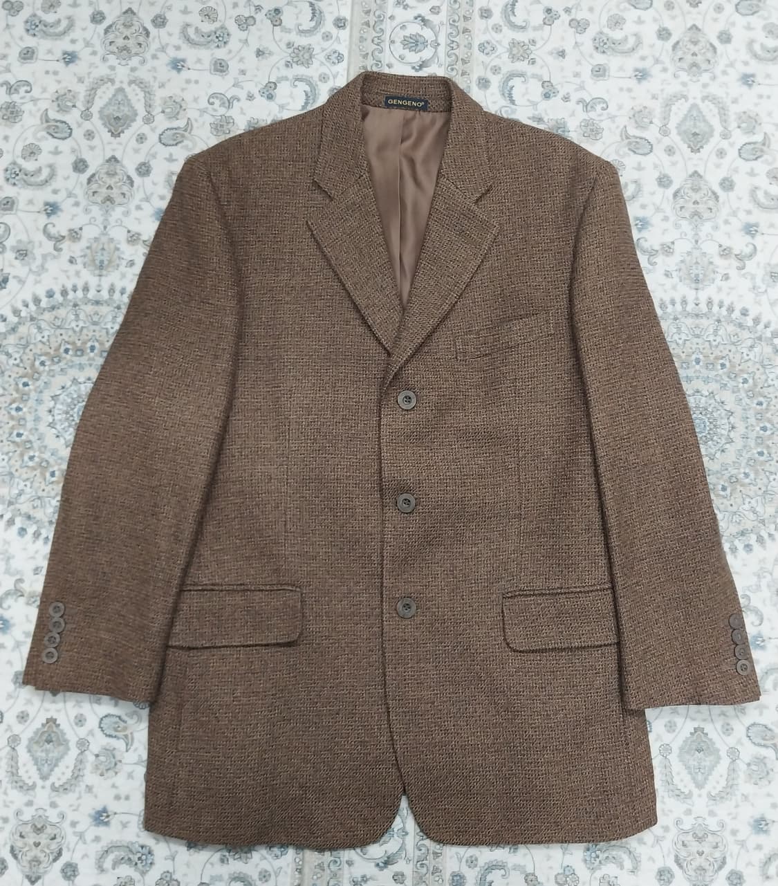 이태리 GENGENO 브라운 남성 울자켓 (95-100) 상품이미지1