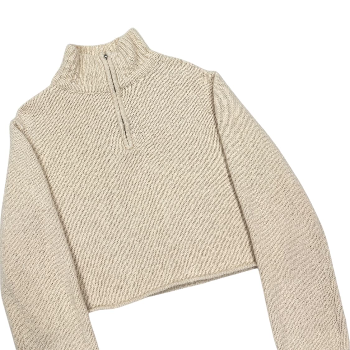 아모멘토 울 하프넥 집업니트 0 상품이미지2