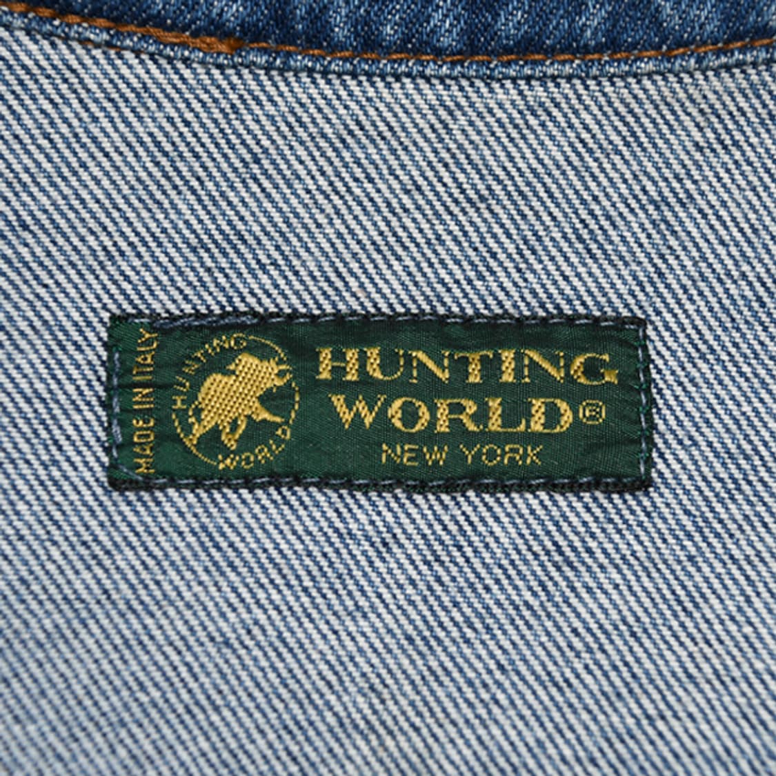 90's made in italy HUNTING WORLD 데님자켓 상품이미지9