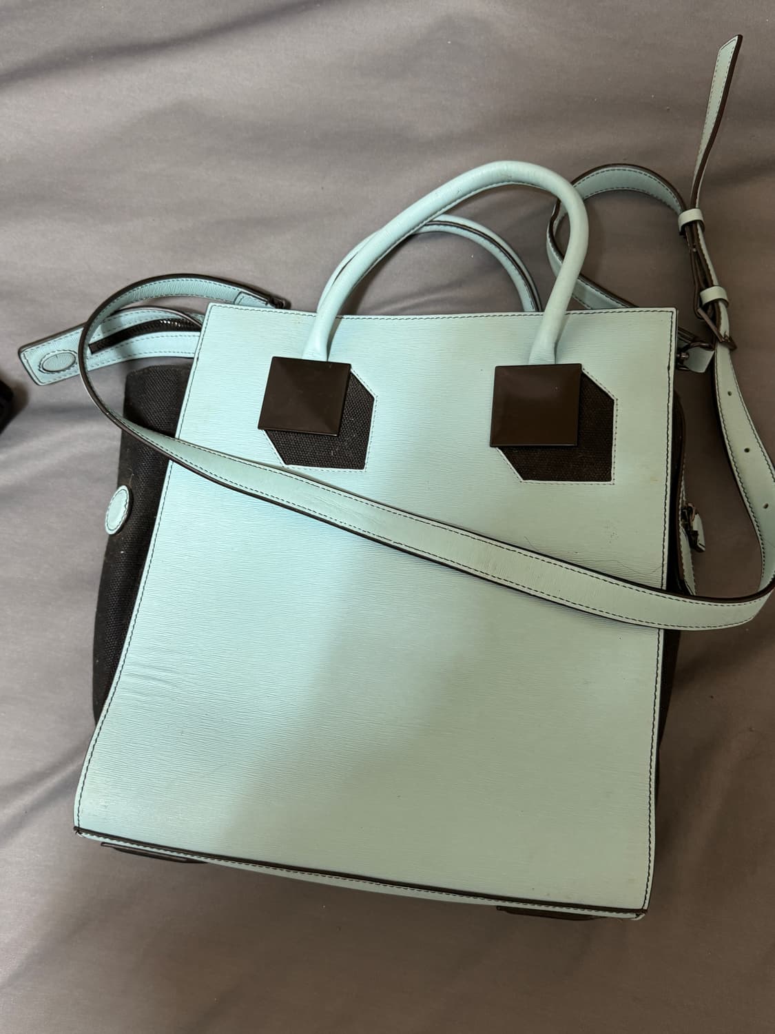 굿상아 리버 빅팩 천연소가죽/ 토트백 상품이미지2