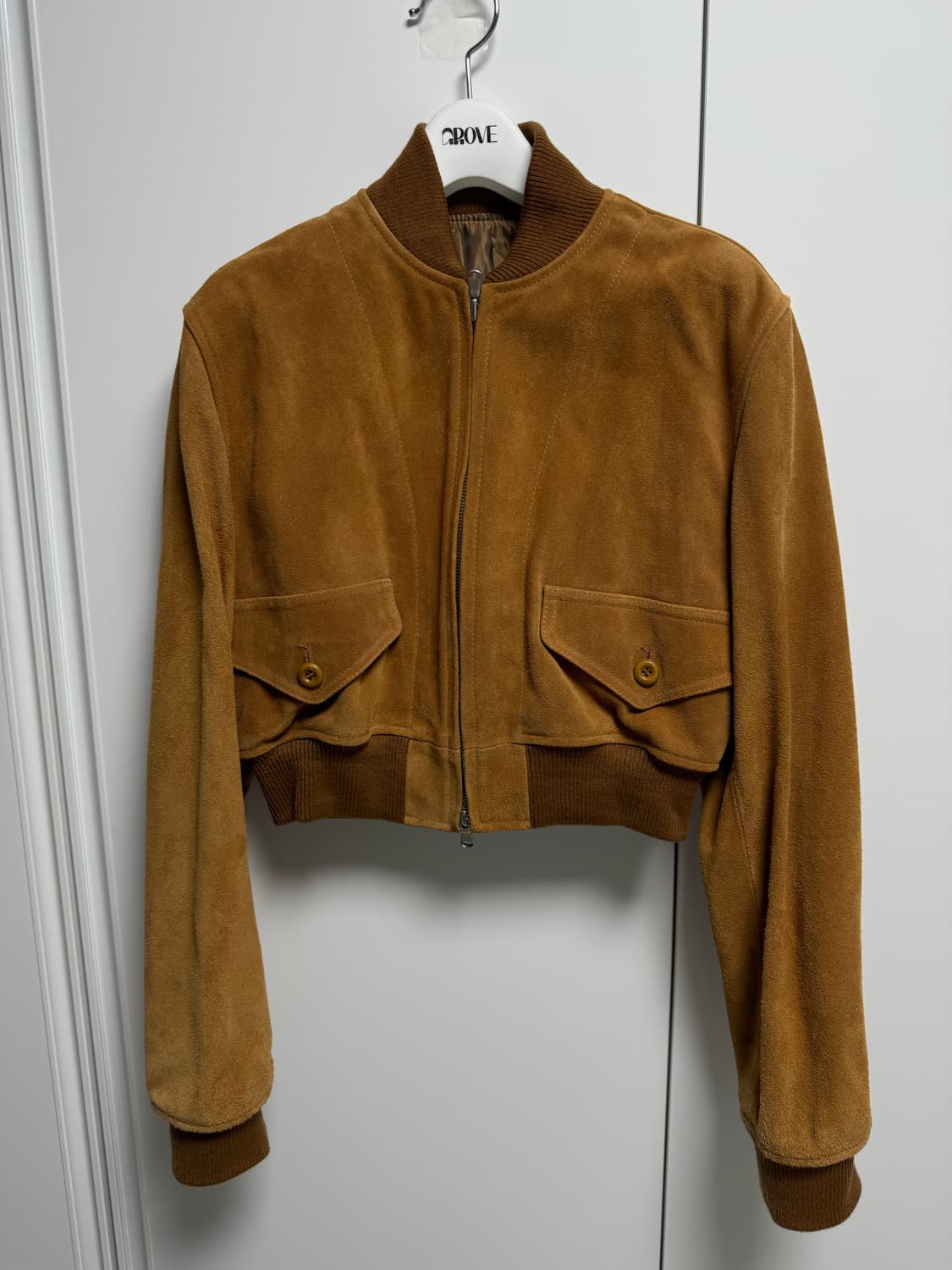 그로브 스웨이드 봄버재킷 상품이미지2