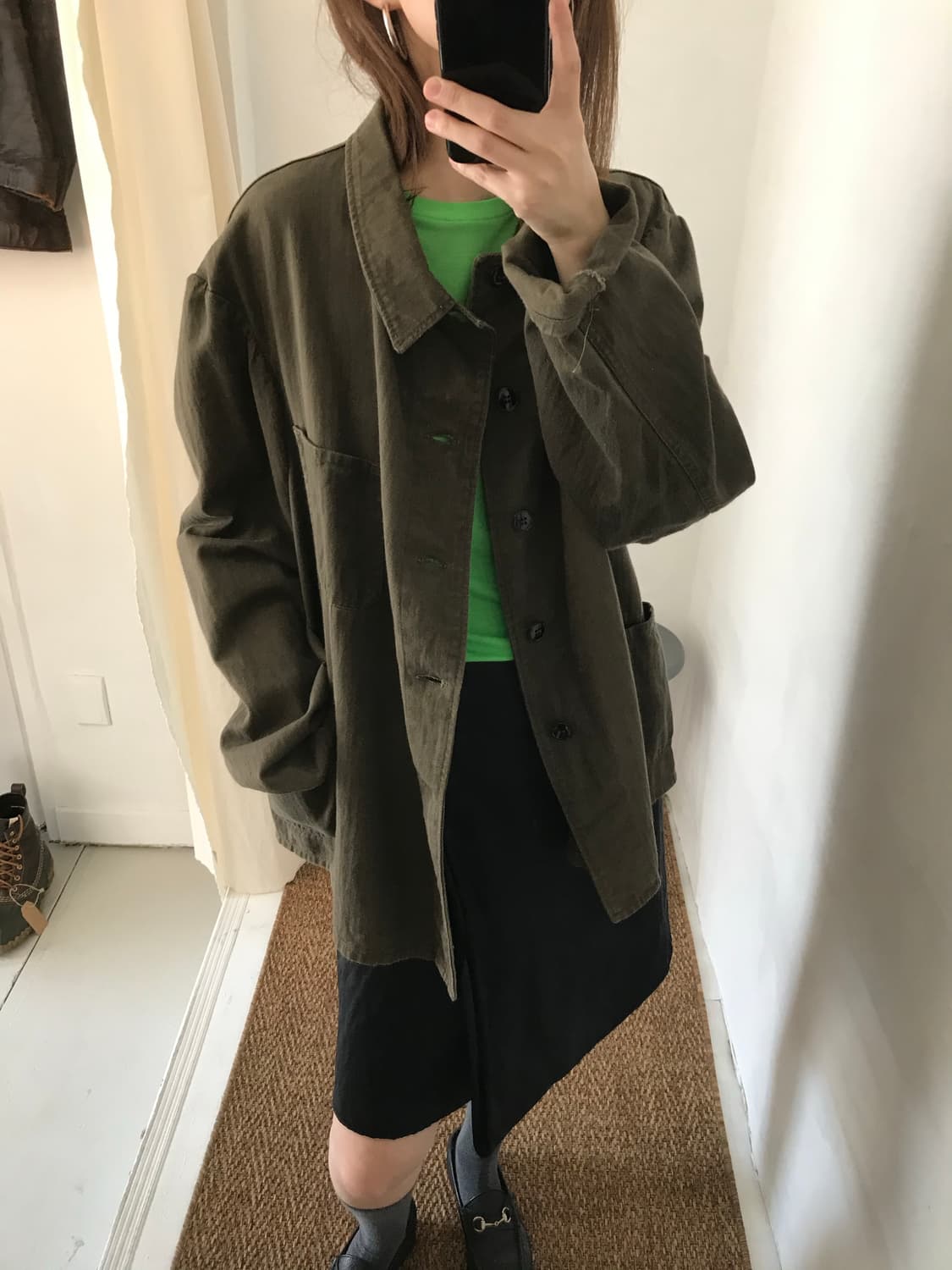 bamboo green t-shirt 상품이미지3