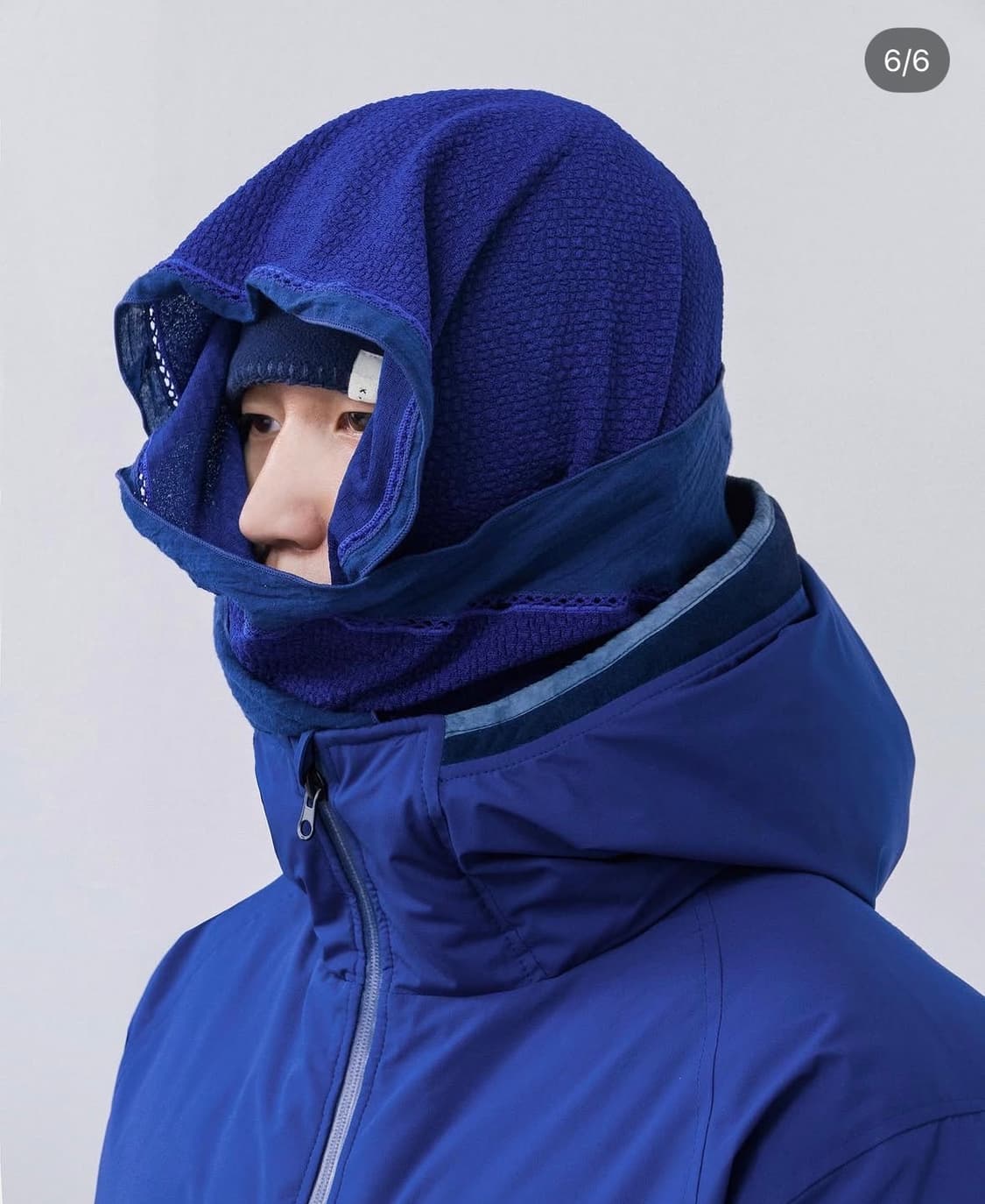 [미품] 메이드 재팬 숄 리넨 스카프 상품이미지3