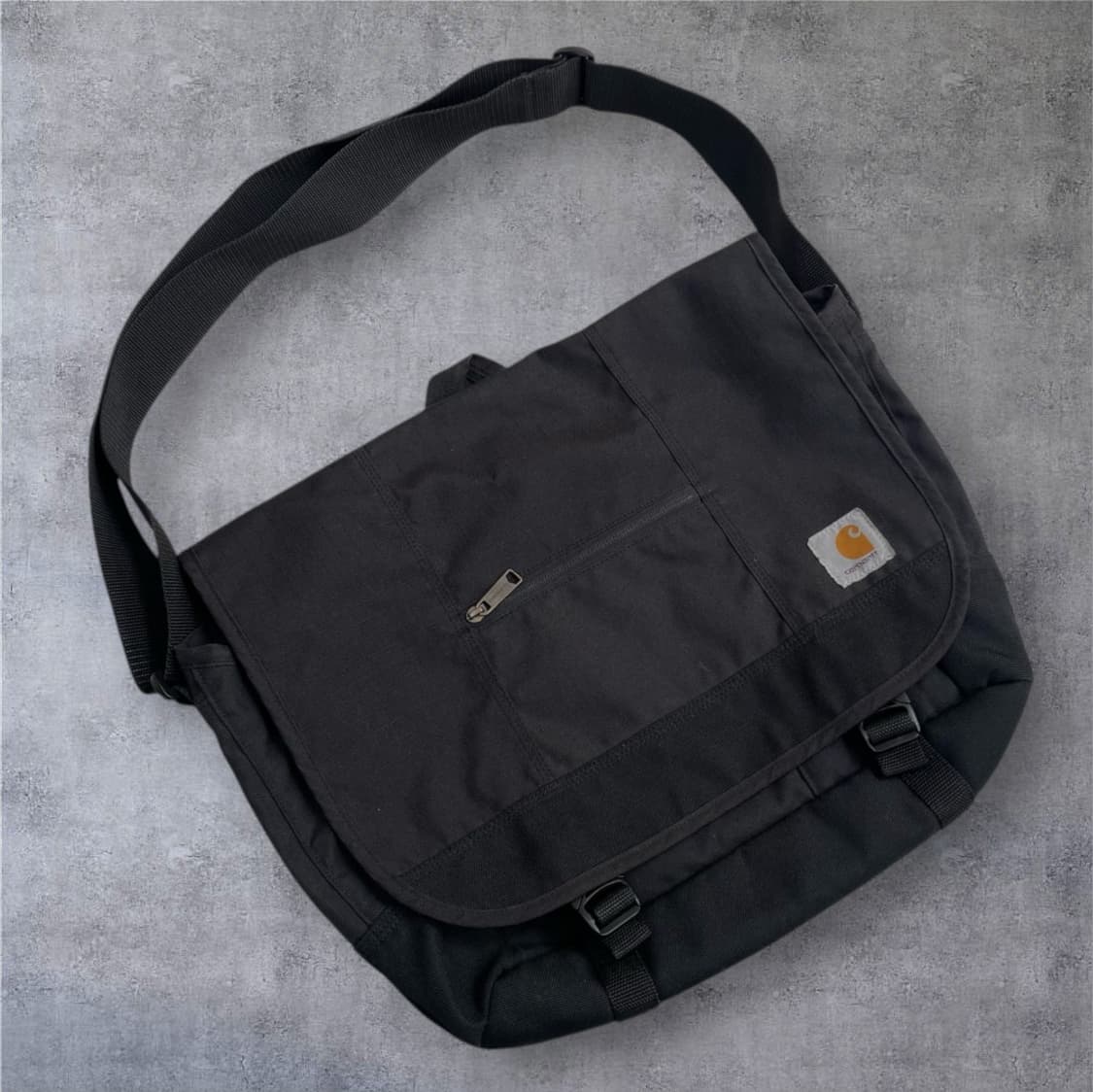 칼하트 Carhartt 블랙 D89 립스탑 메신저백 상품이미지1