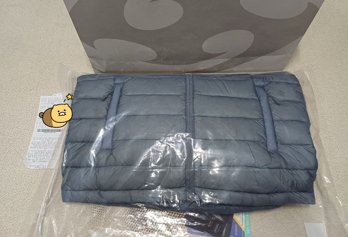 [0]25fw 산산기어 서픽스 경량패딩 네이비 상품이미지2