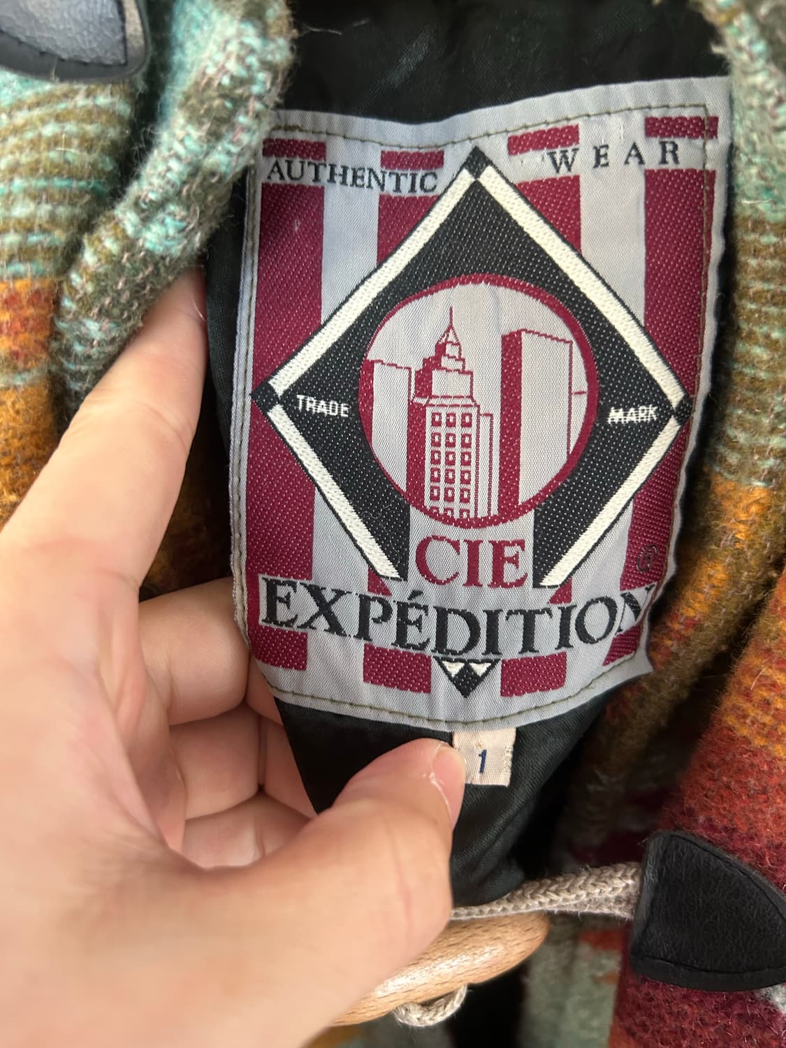 90‘s 울 나바호 더플코트 상품이미지5