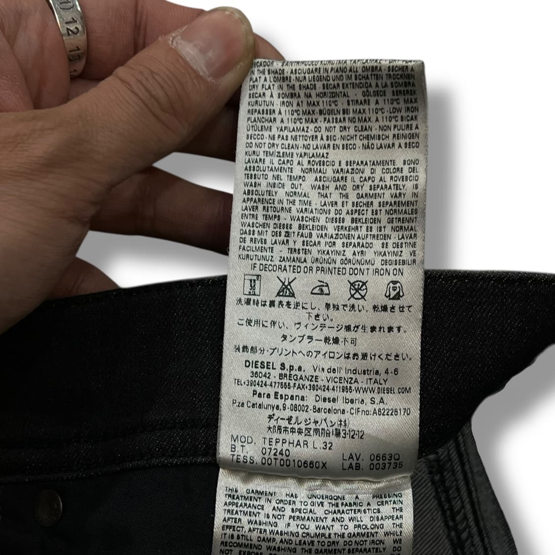  디젤 코팅 팬츠 y14262 상품이미지10