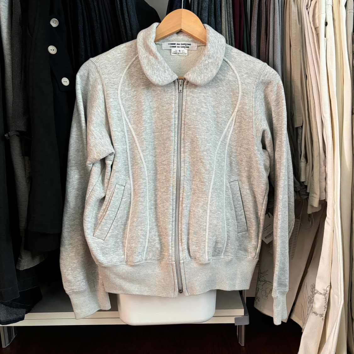 꼼데가르송 스티치 집업 자켓 comme des garcons 상품이미지1