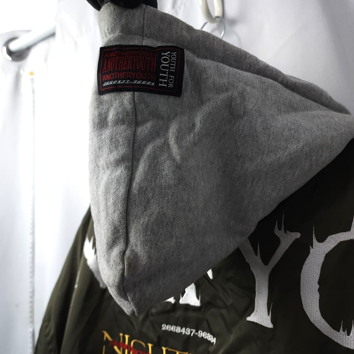 F(138) / 어나더유스 /MA-1 항공점퍼 카키색 상품이미지7