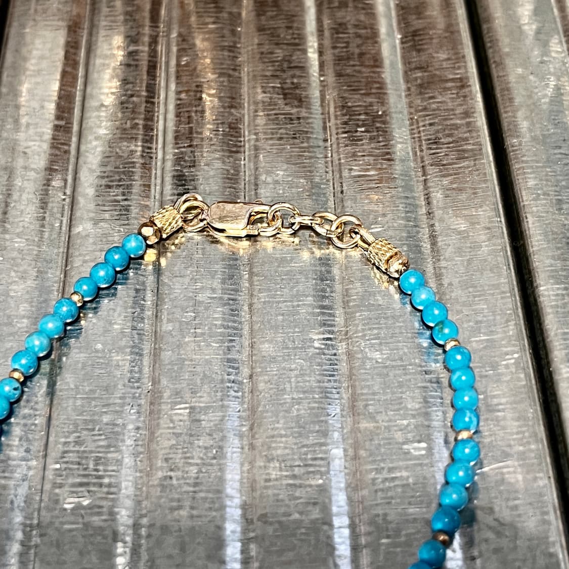 실버 비즈 터키석 팔찌 인디언주얼리 네이티브아메리칸 상품이미지4