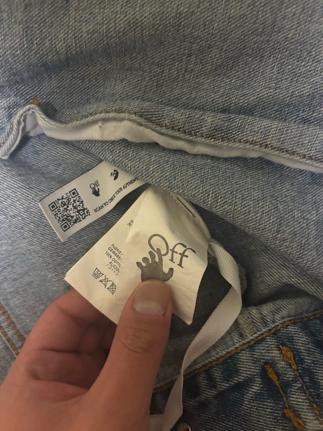 오프화이트 청자켓 상품이미지3