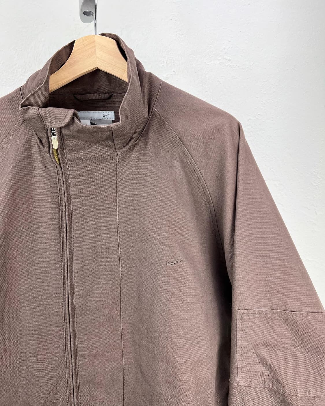 나이키 02s 브라운 로고 코튼 테크니컬 자켓   상품이미지2