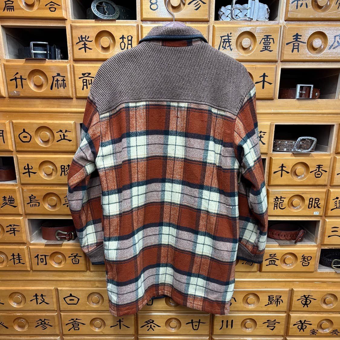 (L) 빈티지 코듀로이 카라넥 플리스 플란넬 자켓 상품이미지3