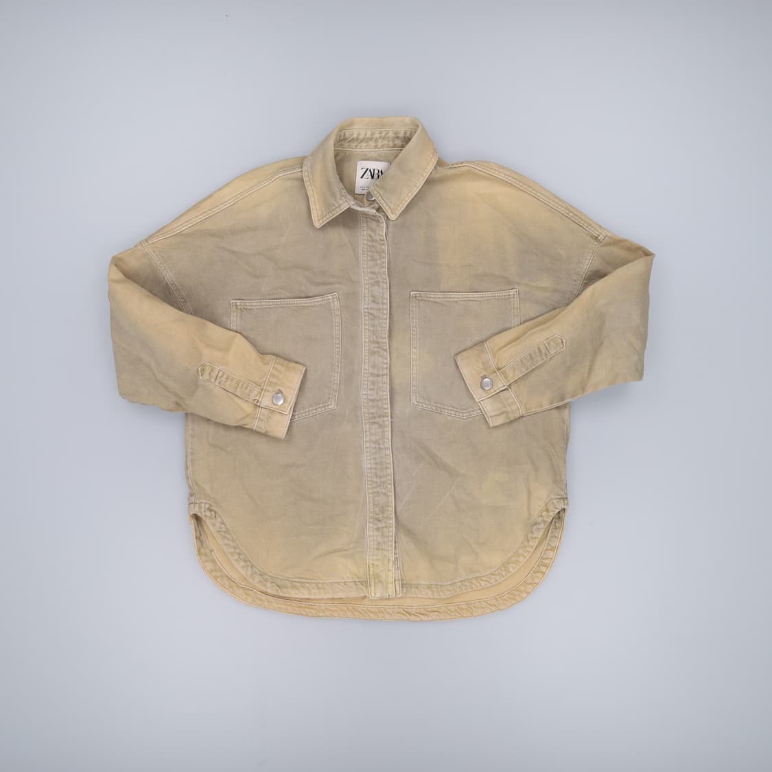 XS 자라 여성 데님셔츠 자켓 0224H1 상품이미지1