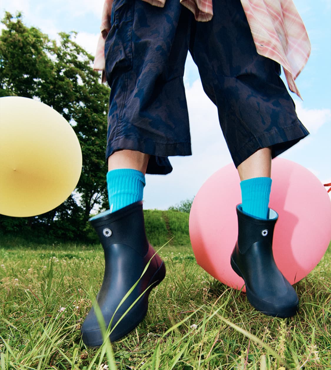 락피쉬 X 999휴머니티 레인부츠 255-260사이즈 상품이미지1