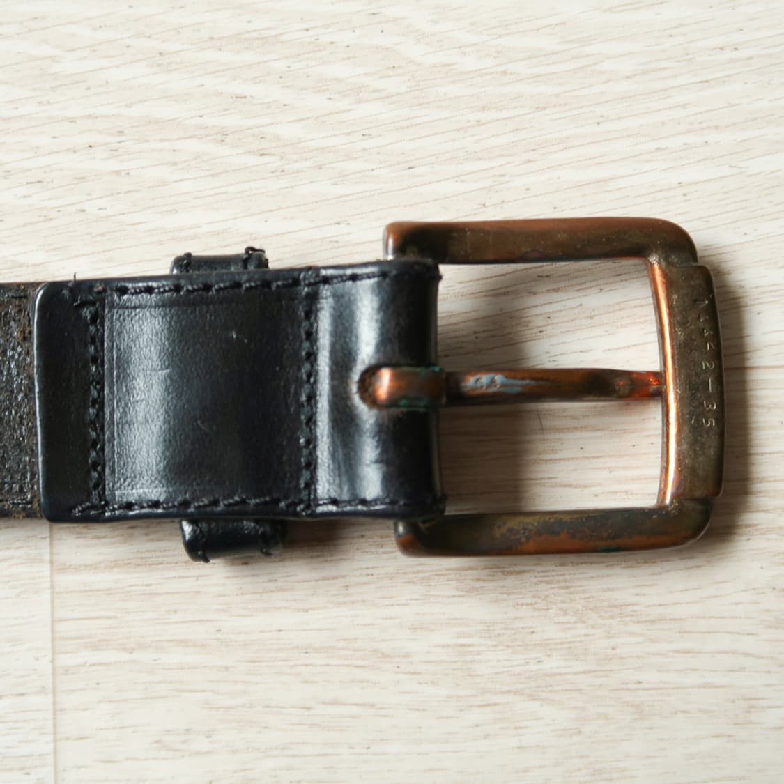빈티지 프렌치 아틀리에 보워 레더 벨트 상품이미지4