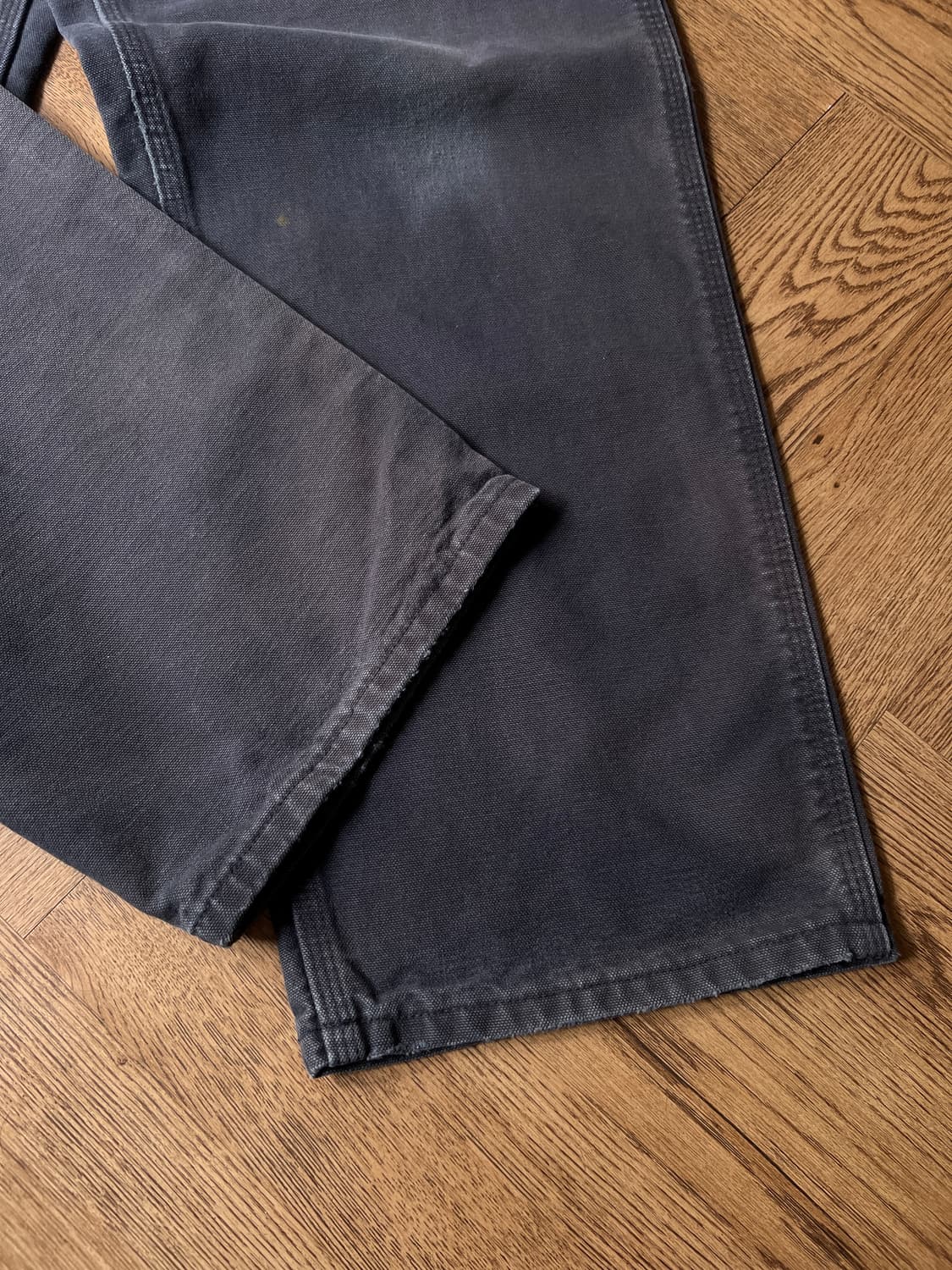 [36]칼하트 USA 빈티지 워싱 미드나잇 네이비 싱글니 카펜터 워크팬츠 상품이미지5