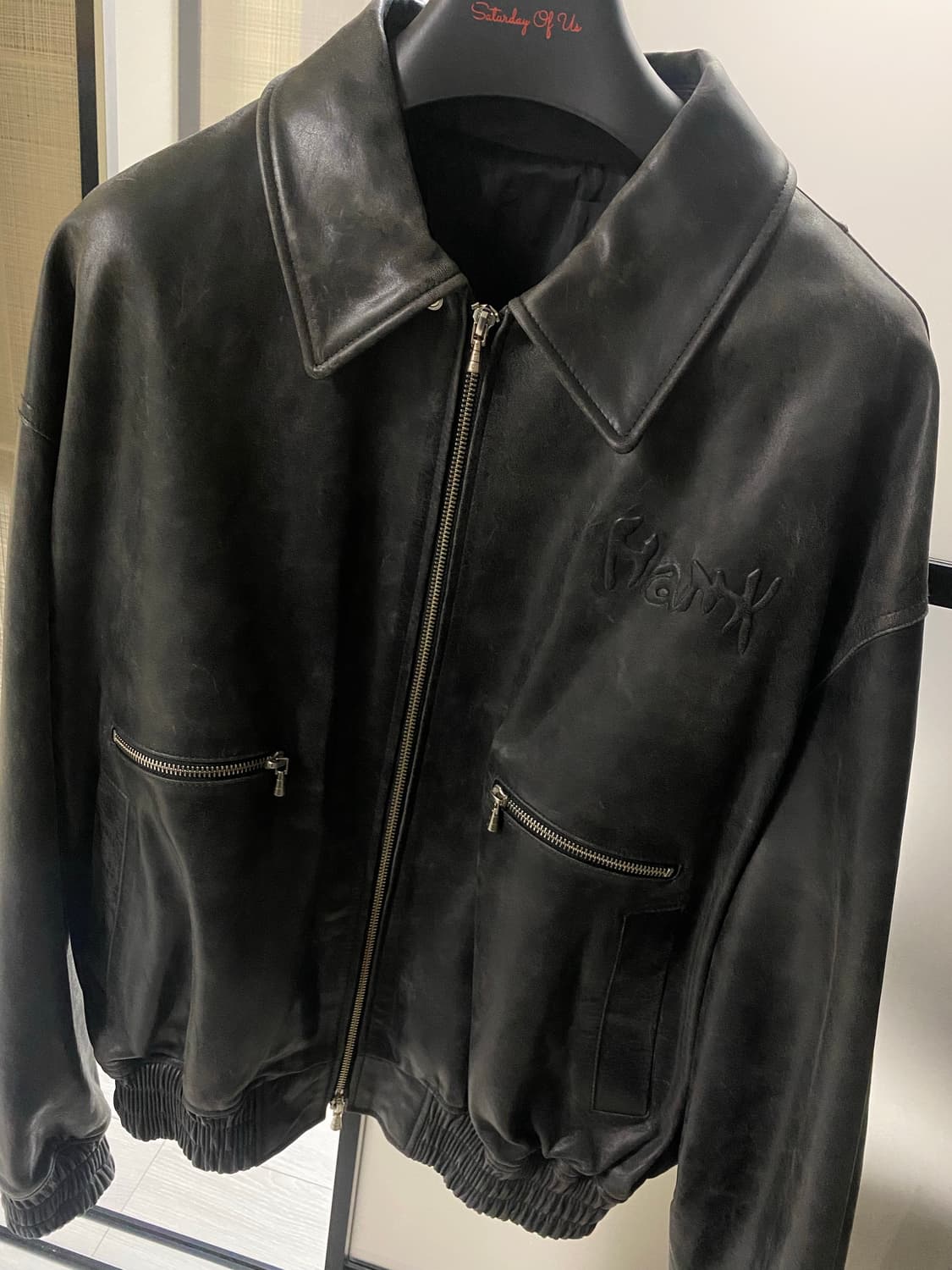 stu 행크 가죽자켓 m 상품이미지3