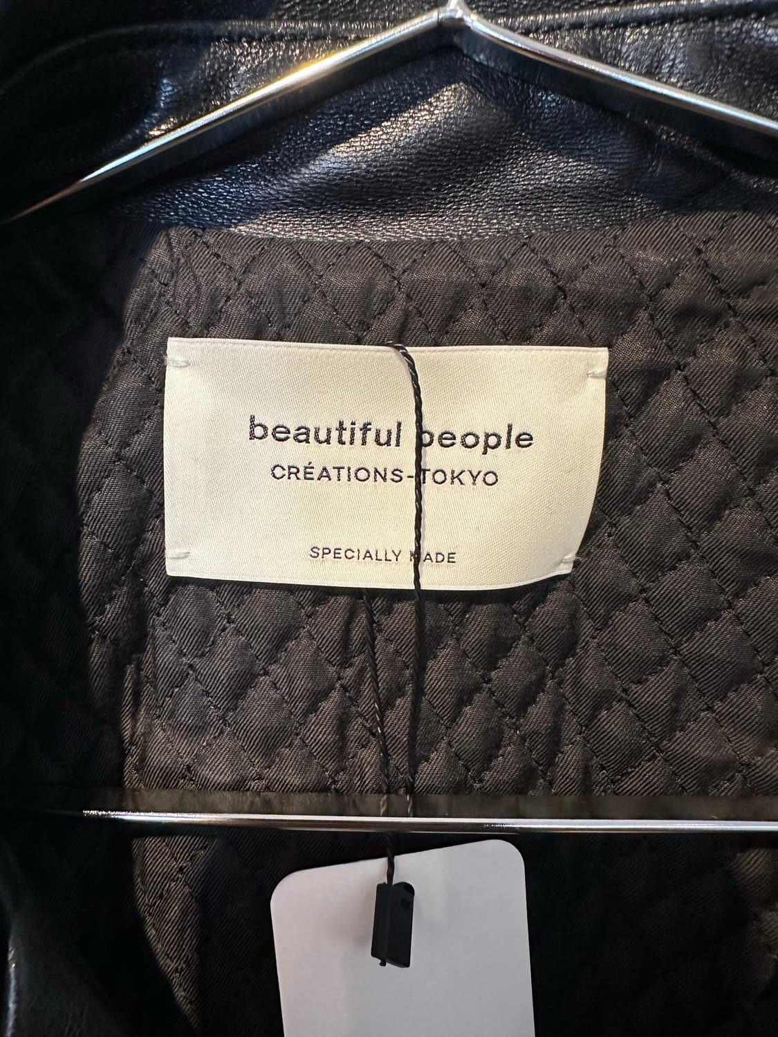 뷰티플피플 더블 엔드 빈티지 레더 레이싱 자켓 상품이미지5