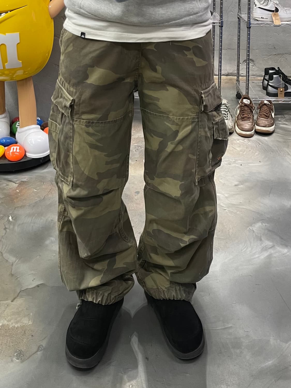 홀리스터 카모 와이드 카고 팬츠 상품이미지8