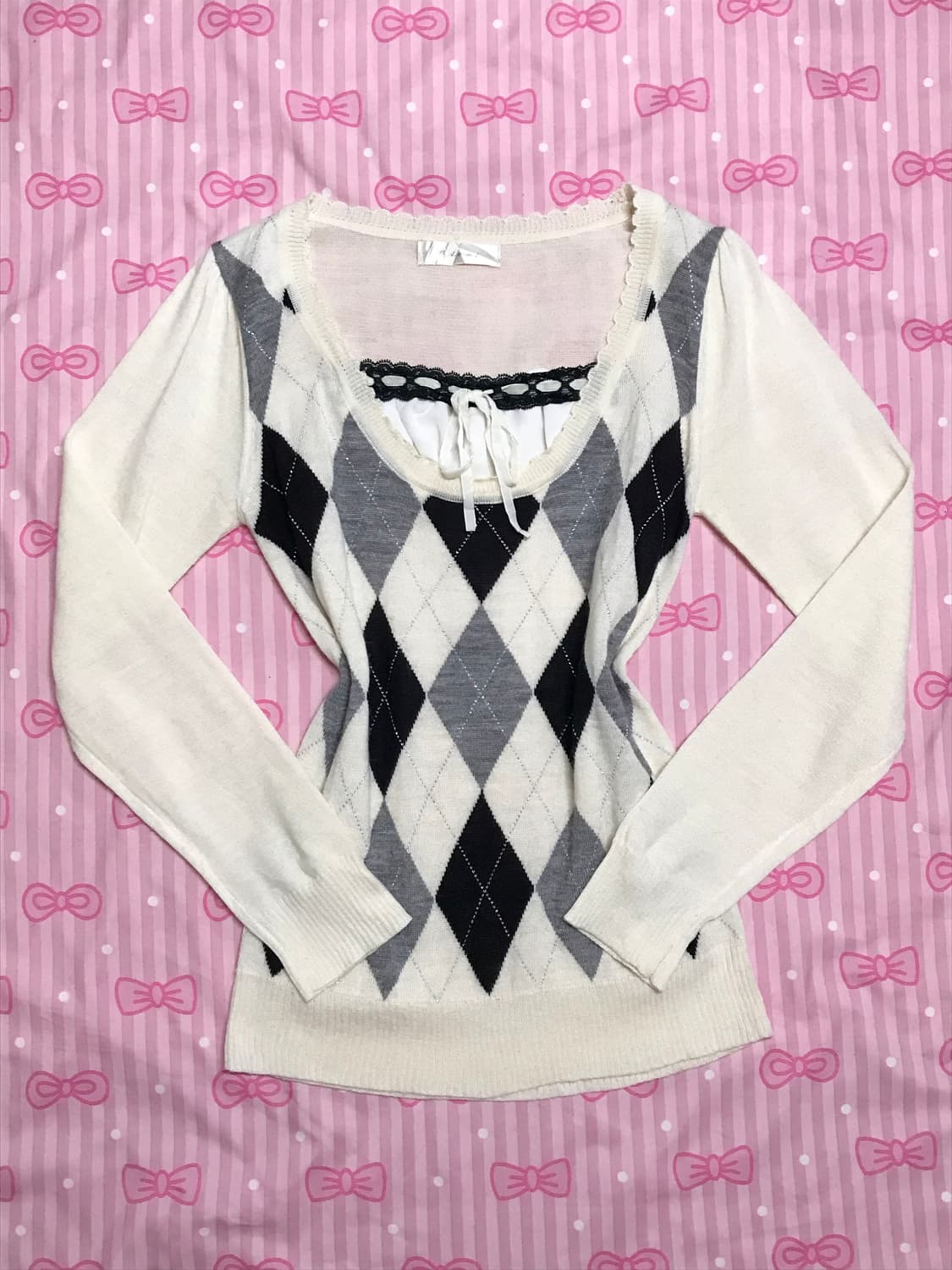 아가힐 레이어드 니트 로걀 히메갸루 공겜 상품이미지1