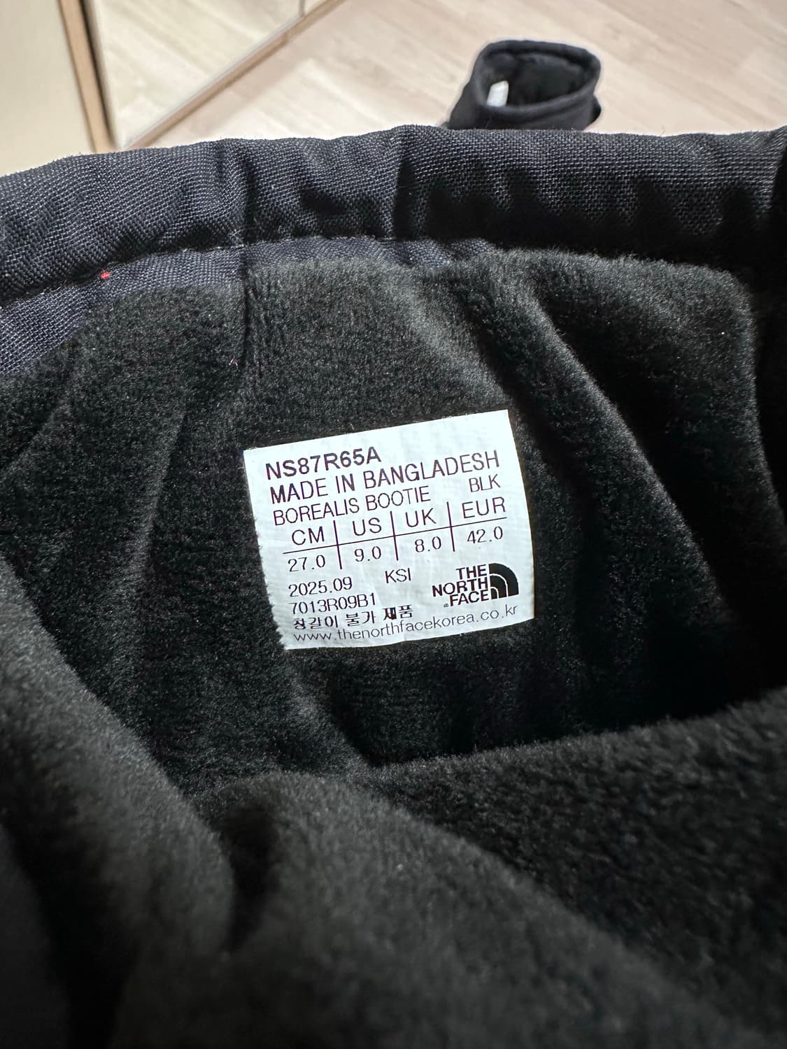 [270] 노스페이스 보레알리스 부띠 BLACK 상품이미지3