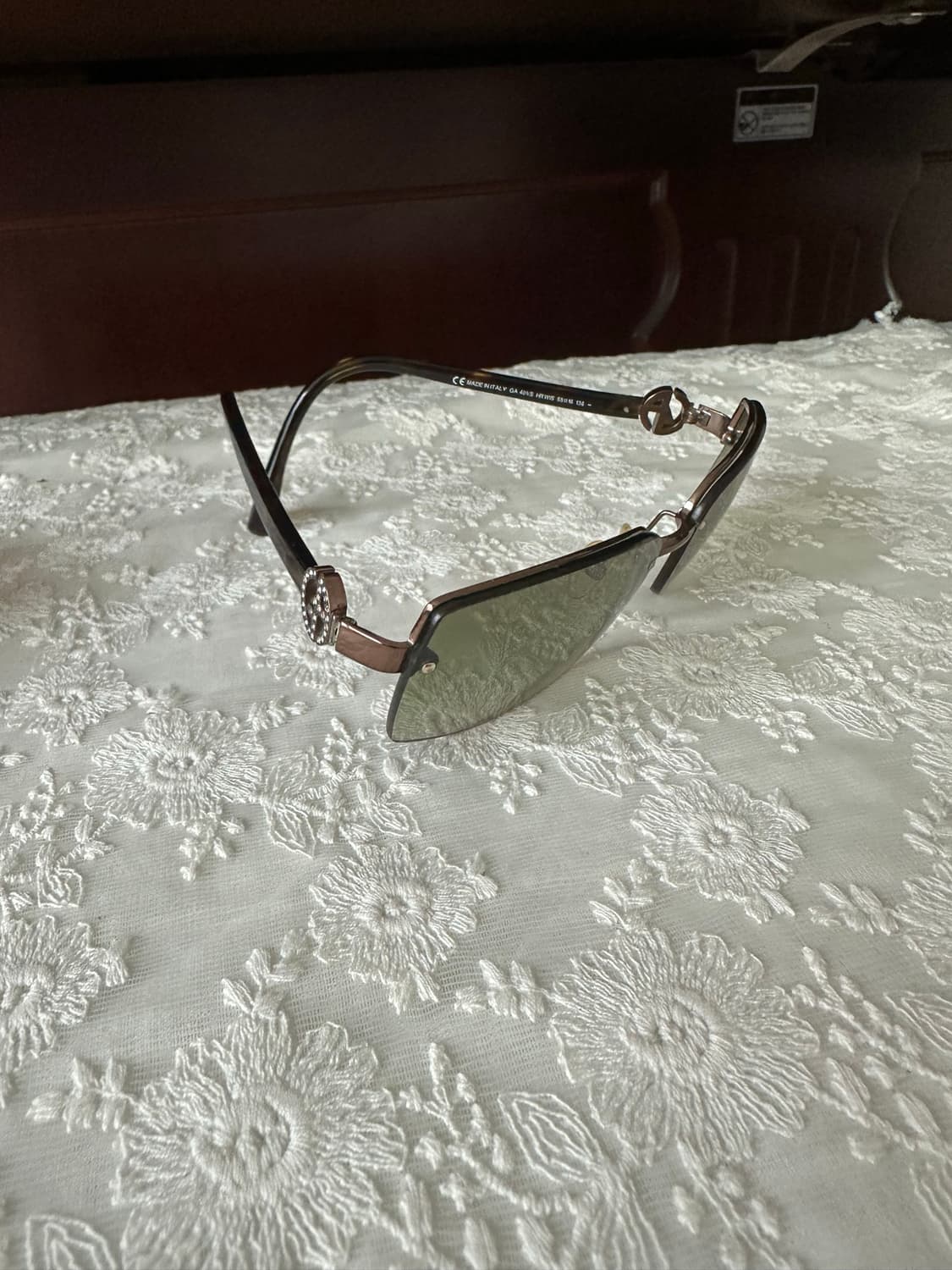조르지오 아르마니 y2k 빈티지 그린 선글라스 상품이미지3