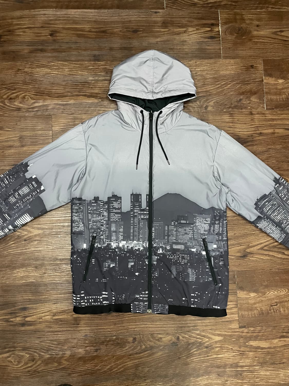 00s 나이키 피카소 밤도시 리버시블 바람막이 점퍼 상품이미지2