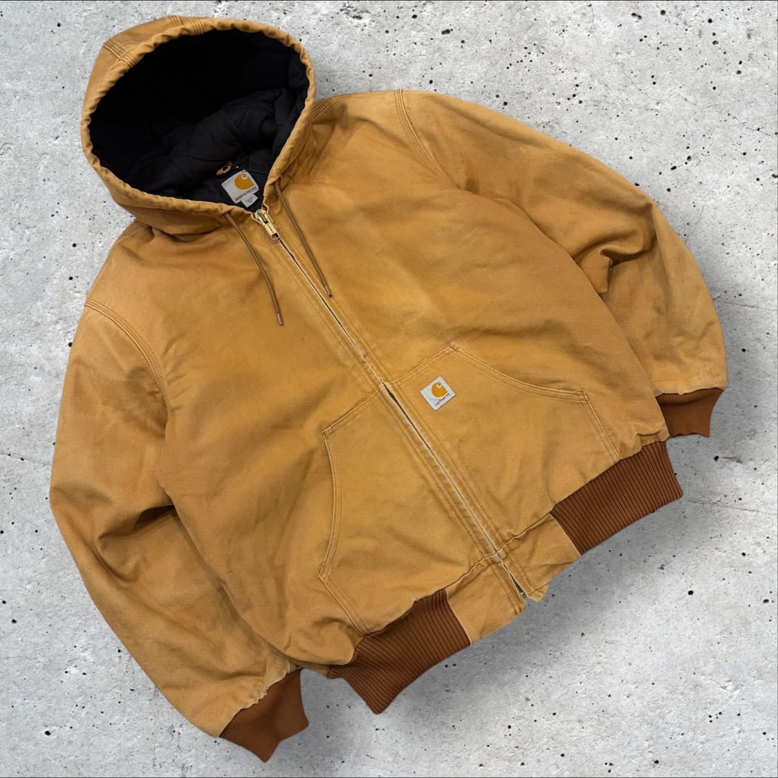 [M] 칼하트 액티브 J140 후드 워크 자켓 브라운 C262 상품이미지1