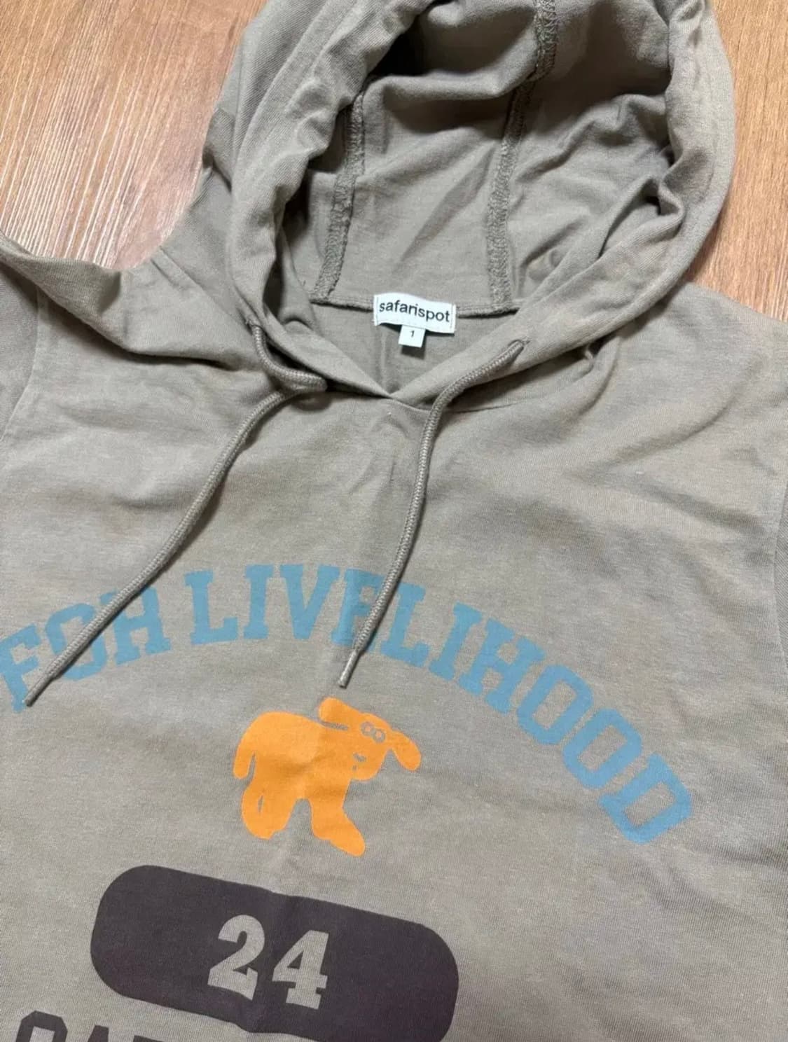 사파리스팟 1/2 반팔 후드티 상품이미지3